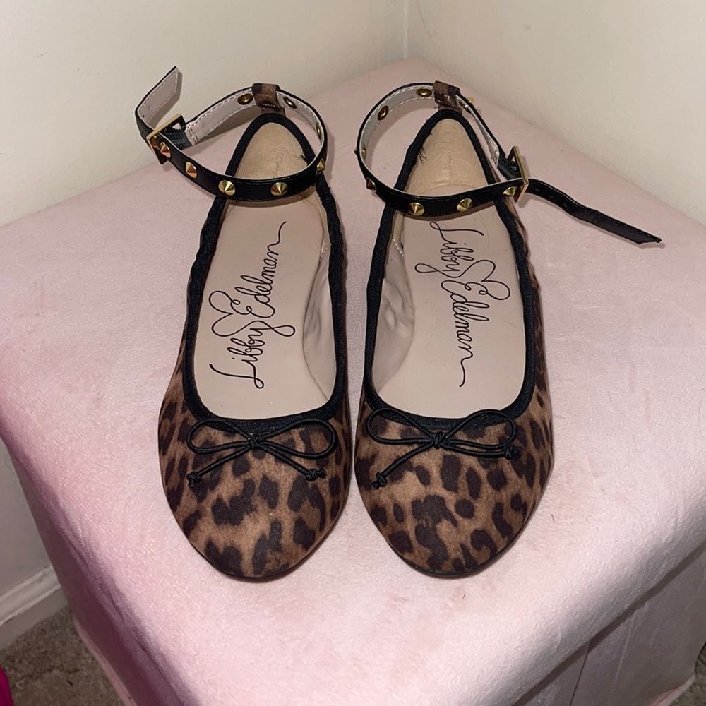 Lilly Edelman leopard flats